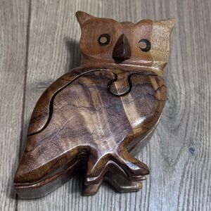 Handcrafted Wooden Owl Puzzle